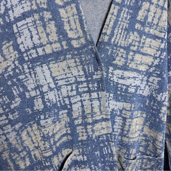 J. Jill Pure Jill Indigo Artisanal Open Cardigan sz 1X - Picture 11 of 12